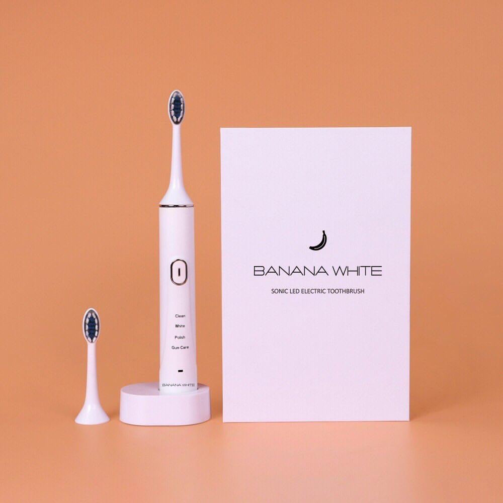 Sonic LED Electric Toothbrush White – Banana White